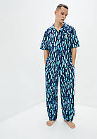 Пижама мужская Cyberjammies Elliot 6562-6563 L Surfboard Print (5051877349865) z18-2024