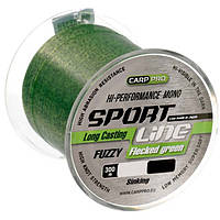 Леска Carp Pro Sport Line Flecked Green 300м 0.286мм CP2403-0286