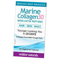 Морской коллаген Marine Collagen30 Webber Naturals 120вегкапс (68485007) z15-2024