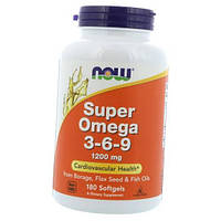 Super Omega 3-6-9 Now Foods 180гелкапс (67128023) z15-2024