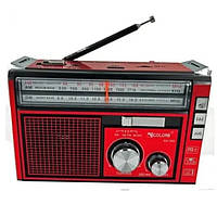 Радио аккумуляторное Golon RX-382 MP3 USB с фонариком Red z111-2024