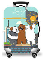 Чехол для чемодана Turister City Bears L Разноцветный (Stb_189L) UP, код: 7345223