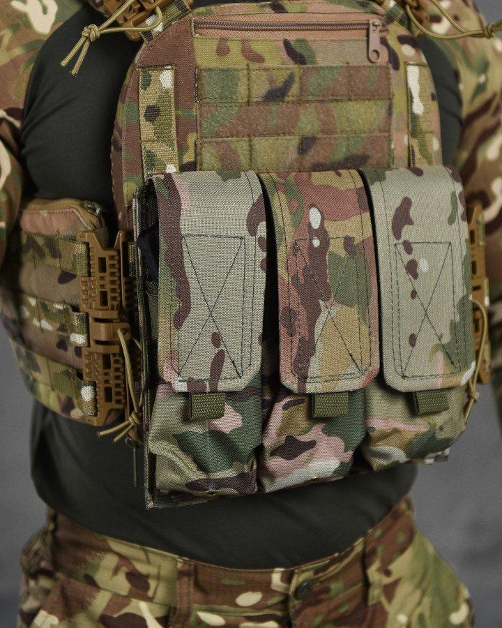 Результат UMA на три магазини АК по одному в кишені кордура 1000 den мультикам ВТ6779