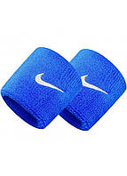 Напульсник NIKE SWOOSH WRISTBANDS 2 PK ROYAL BLUE/WHITE OSFM - N.NN.04.402.OS z18-2024