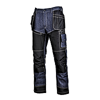 Штаны джинсовые рабочие Lahti Pro 40518 S Черно-синий z18-2024