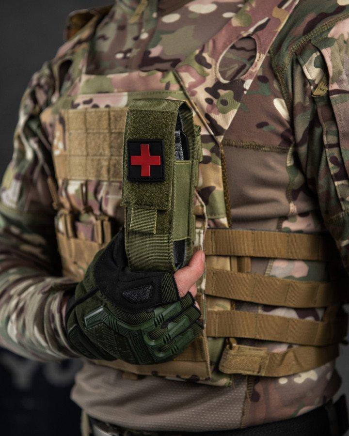 Підсумок під турнікет з липучкою олива ВТ7099