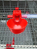 Комплект мікрочашкових поїлок на 500 шт курчат і 150 голов курей