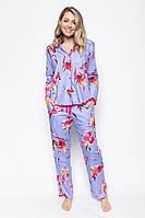 Пижама женская Cyberjammies Carrie 9050-9051 8/S Сиреневый с цветочным принтом (5051877379930) z18-2024