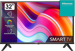 Телевізор 32 дюйми Hisense 32E41KT (Smart TV Wi-Fi T2/S2 — W25-BQ6408)