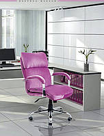 Офисное Кресло Руководителя Richman Дакота Missoni Pink Хром М1 Tilt Розовое z13-2024