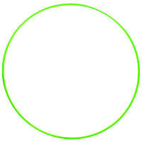 Обруч цельный гимнастический металлический SP-Planeta FI-5894 96 см Зеленый (SK000559) z18-2024