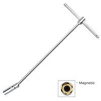 Ключ свічковий з магнітом Т-подібний TOPTUL 16 мм L 450 мм CTHB1645 z13-2024