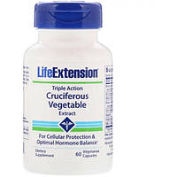 Комплекс для профилактика гормонального баланса Life Extension Triple Action Cruciferous Vegetable Extract 60