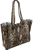 Женская кожаная сумка Giorgio Ferretti 42х29х10 см Коричневый (M31399M97 brown) UP, код: 7790842