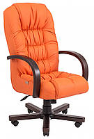 Офисное Кресло Руководителя Richman Ричард Флай 2218 Wood М1 Tilt Оранжевое z13-2024