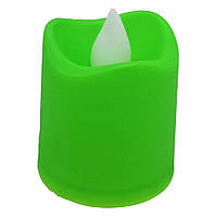 Декоративная свеча Bambi CX-21 LED 5 см Зеленый UT, код: 8289274