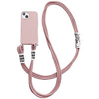 Чехол Epik TPU two straps California Apple iPhone 13 6.1" Pink Sand 1384306 z18-2024