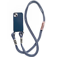 Чехол Epik TPU two straps California Apple iPhone 13 6.1" Cosmos blue 1384309 z18-2024