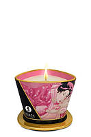 Массажная свеча, Shunga Candle, 170 мл, роза