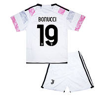 Детская футбольная форма BONUCCI 19 Ювентус 2023-2024 Adidas Away 155-165 см (set3428_120917)