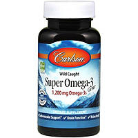 Омега 3 Carlson Labs Super Omega-3 Gems 1200 mg 180 Soft Gels z19-2024