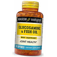 Глюкозамин и Рыбий Жир Glucosamine & Fish Oil Mason Natural 90гелкапс (03529001) z15-2024