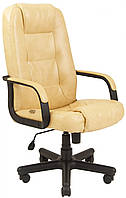 Офисное кресло руководителя Richman Челси Мадрас Gold Beige Пластик Рич М1 Tilt Бежевое z13-2024