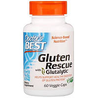 Пищеварительные ферменты Doctor's Best Gluten Rescue with Glutalytic 60 Veg Caps DRB-00401 z18-2024