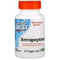 Серрапептаза Doctor's Best Serrapeptase 40,000 SPU 90 Caps DRB-00149 z19-2024