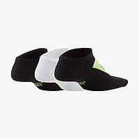 Носки Nike Everyday Ltwt Ns 3-pack 38-42 black/white/green SK0054-901 z19-2024