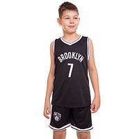 Форма баскетбольная детская NBA Brooklyn 7 3581 FDSO S Черно-белый (57508194) z15-2024