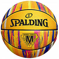 Мяч баскетбольный резиновый №7 Spalding NBA Marble Уellow (84401Z) z19-2024