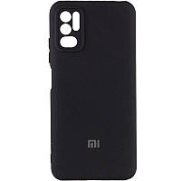 Чехол Silicone Cover My Color Full Camera (A) для Xiaomi Redmi Note 10 5G / Poco M3 Pro Черный / Black