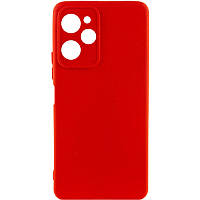 Чехол Silicone Cover Lakshmi Full Camera (A) для Xiaomi Poco X5 Pro 5G | Микрофибра Красный / Red