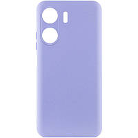 Чехол Silicone Cover Lakshmi Full Camera (A) для Xiaomi Redmi 13C | Микрофибра Сиреневый / Dasheen