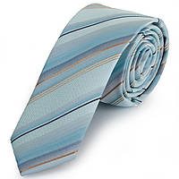 Поліестерова вузька краватка Schonau 22 Бірюзовий z16-2024