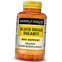 Комплекс для нормализации сахара в крови Blood Sugar Balance Mason Natural 30таб (71529002) z15-2024