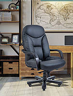 Офисное Кресло Руководителя Maximus Кожа Wood Lux М2 AnyFix Черное z13-2024