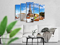 Модульна картина Poster-land Сніданок в Парижі Art-306_5 ( 80х118см ) z13-2024
