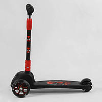 Самокат трехколесный детский Best Scooter 60 кг Black and Red (105788) z111-2024