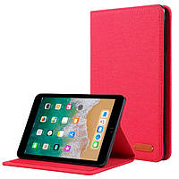 Чехол Cloth Pattern Case для Apple iPad Mini 1 / 2 / 3 / 4 / 5 (Wake / Sleep) Red z16-2024