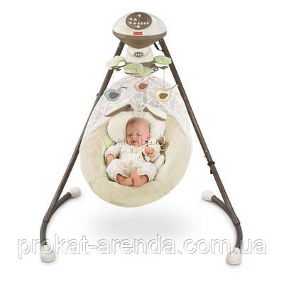 Заколисуючий центр або качалка fisher price Маленький зайчик