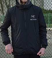 Современная мужская качественная Куртка Черная арттерикс Arcteryx Gore-Tex Ветровка