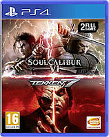 Игра для PlayStation 5 SOUL CALIBUR 4 + TEKKEN7 PS4 (русские субтитры) z16-2024