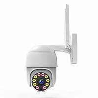 Уличная WIFI камера видеонаблюдения Easy Cam PTZ360-10Led IP66 поворотная 360° с удаленным доступом z19-2024