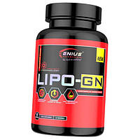 Термогенный и Липотропный сжигатель жира Lipo-GN Genius Nutrition 90капс (02562002) z19-2024