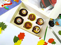 Шоколадные бомбочки Mr.Plum 1 Сентября из какао и маршмелоя 6 шт 5,5 см 280 г TV, код: 8344322