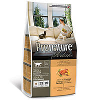 Сухой корм для взрослых котов Pronature Holistic Adult со вкусом утки и апельсинов 5.44 кг (65672555067)