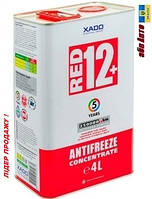 Концентрат антифризу для двигуна 4л XADO Antifreeze Red G12+ plus XA 50301