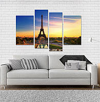 Модульна картина Poster-land Париж Світанок Art-22_4 z13-2024